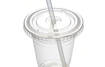 With straw hole cup lid